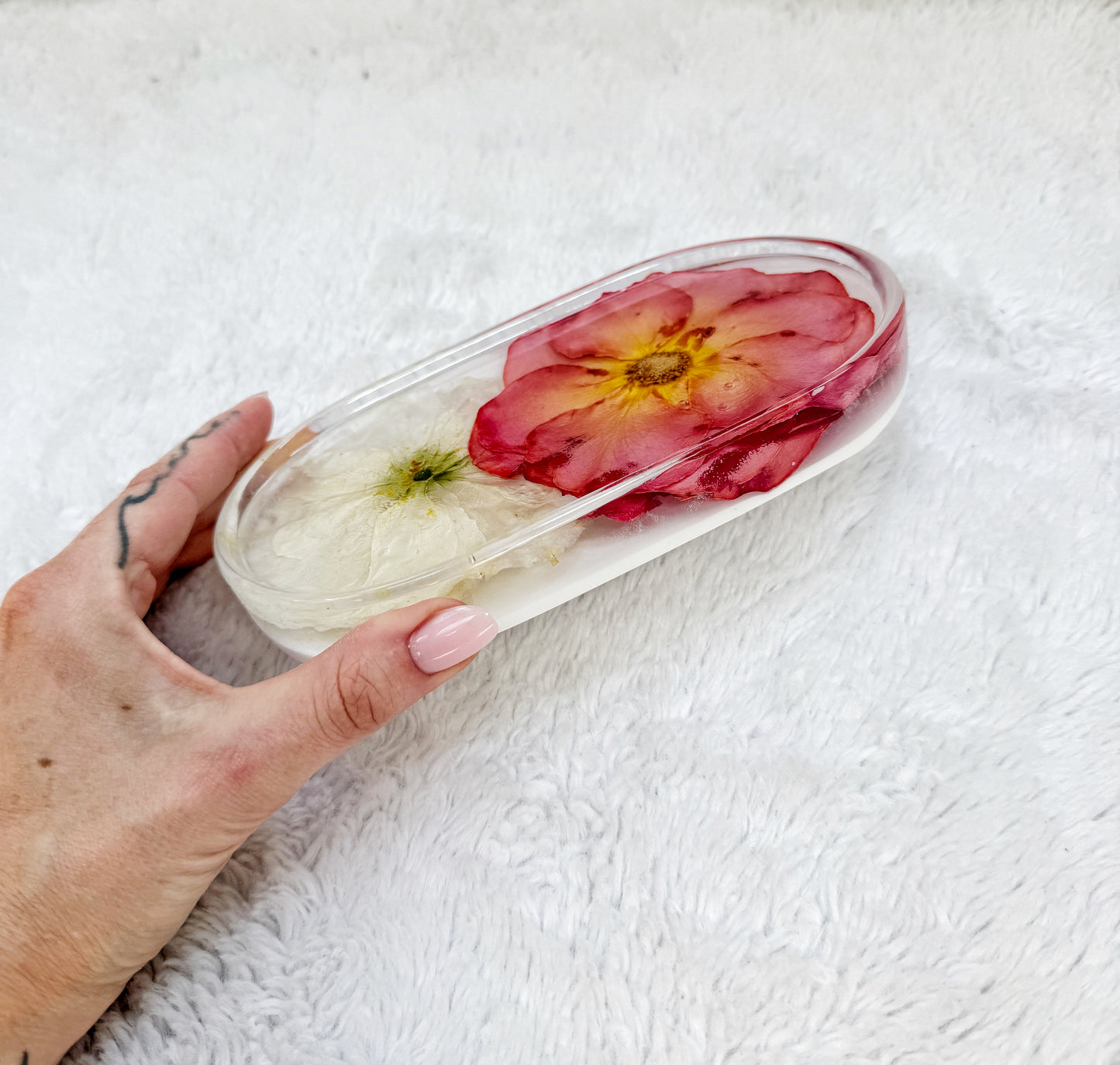 Trinket Tray Floral  Preservation Keepsake