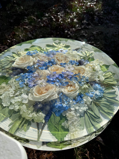 18" Table Floral Preservation Keepsake