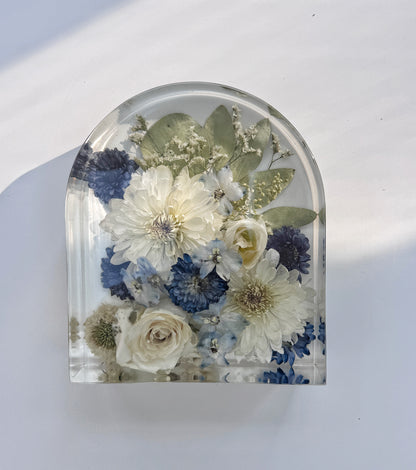 8" Arch Floral Preservation Keepsake