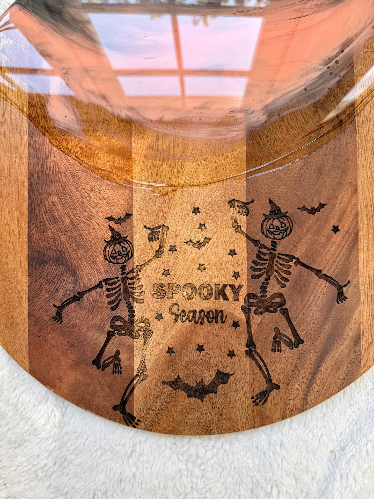 Halloween Cutting/Charcuterie Board - Acacia