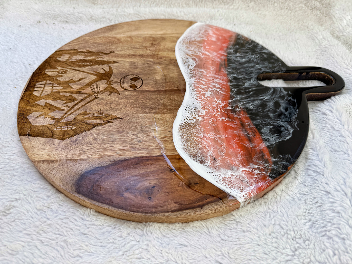 Halloween Cutting/Charcuterie Board - Acacia