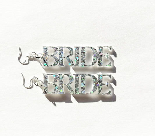 Bride Glamour Resin Earrings 4/9/26