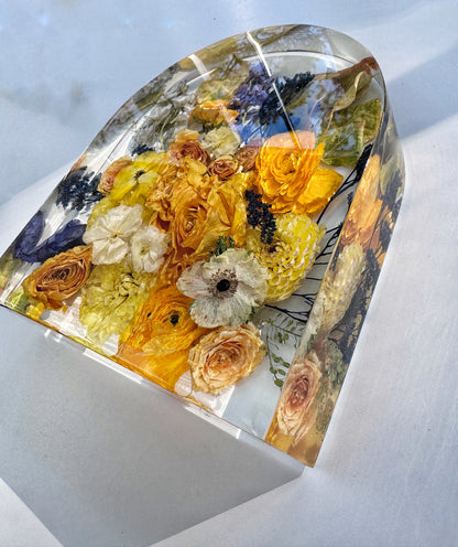 10" Arch Floral Preservation Keepsake