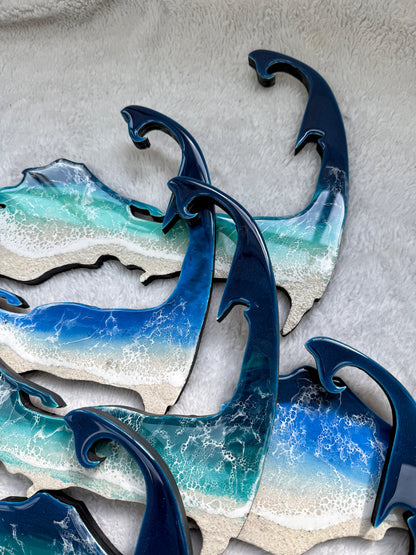Cape Cod Wall Art | Ocean Wave Resin Decor 9/17/26