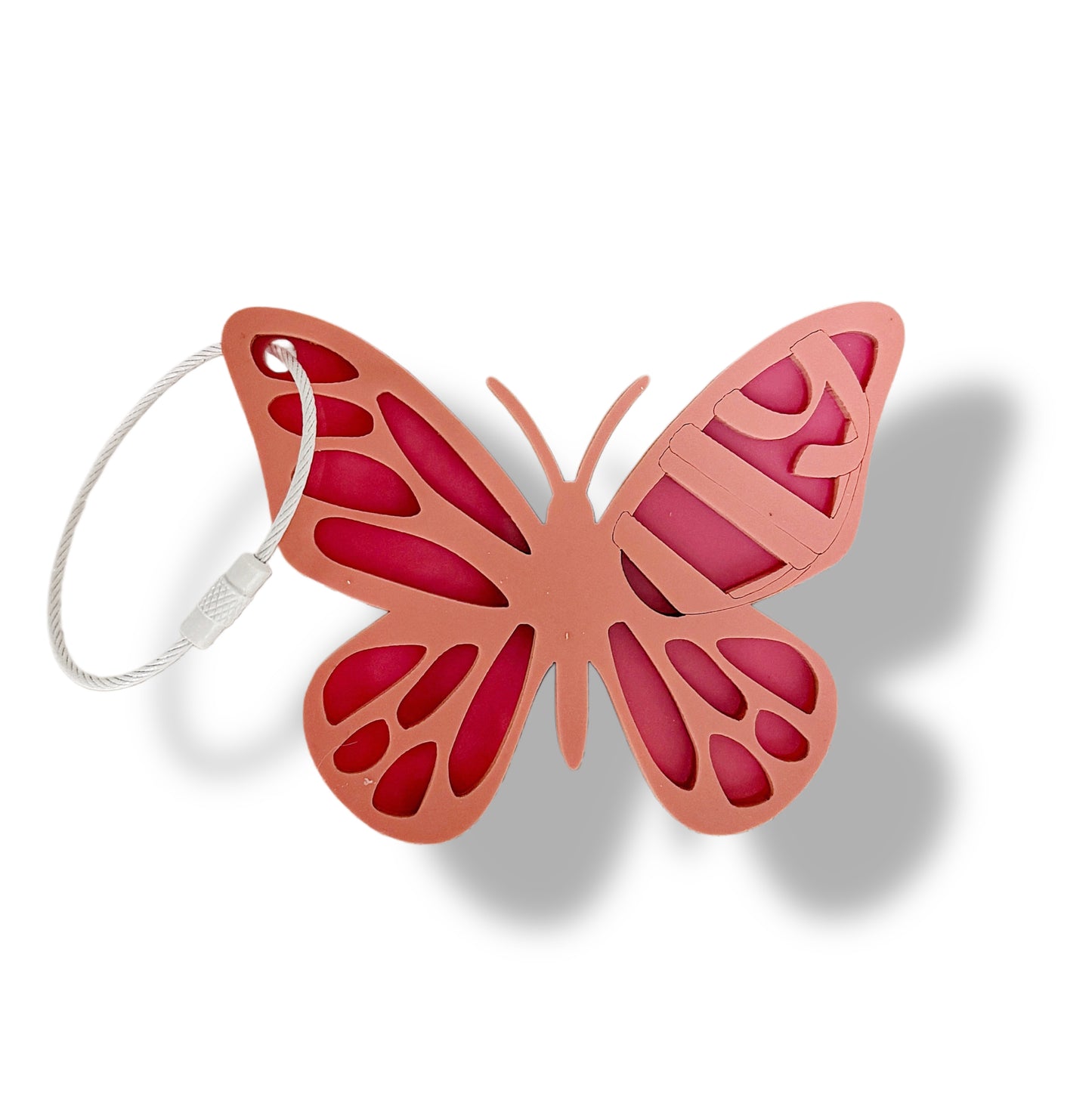 Custom Name Keychain | Personalized Acrylic Tag - Butterfly