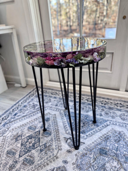 18" Table Floral Preservation Keepsake