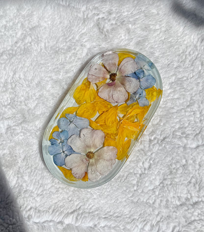 Trinket Tray Floral  Preservation Keepsake