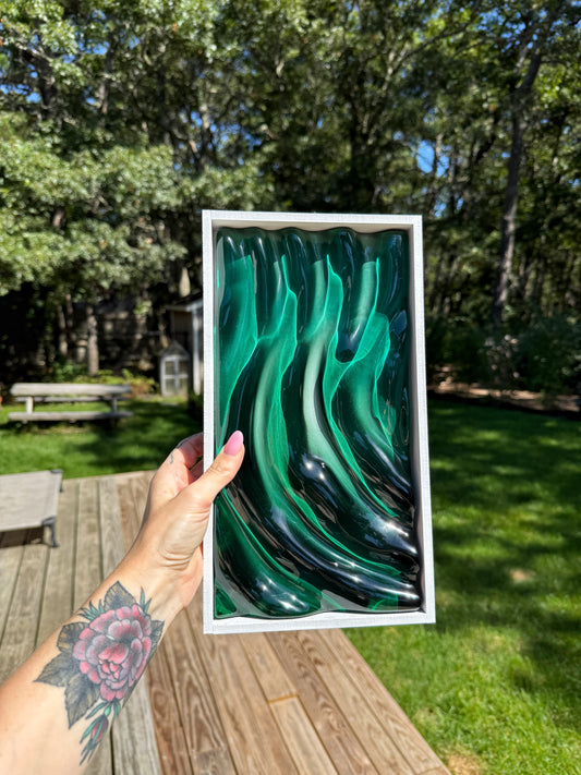 Cape Cod Ocean Ripple Resin Wall Art – Real Cape Cod Sand 9/17/26