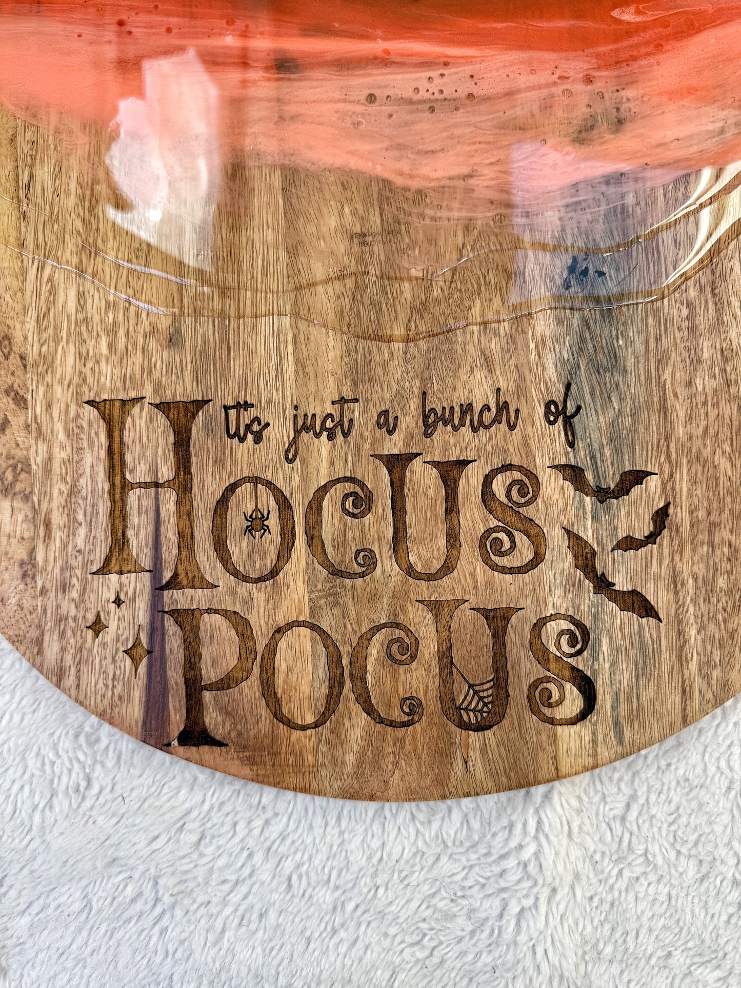 Halloween Cutting/Charcuterie Board - Acacia