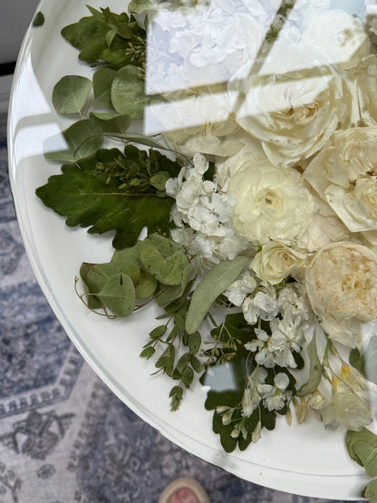 18" Table Floral Preservation Keepsake