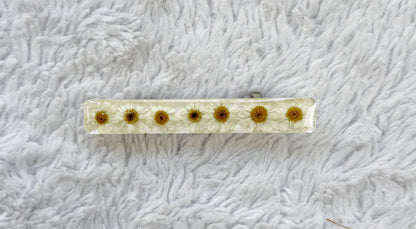 Resin Floral Barrette