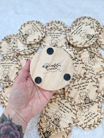 Custom Engraved Wooden Coasters