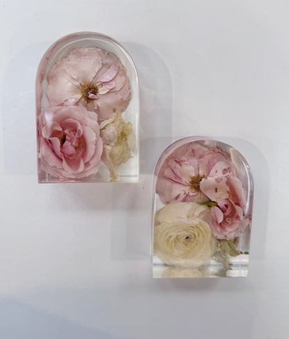 Mini Arch Floral Preservation Keepsake - Add On Item
