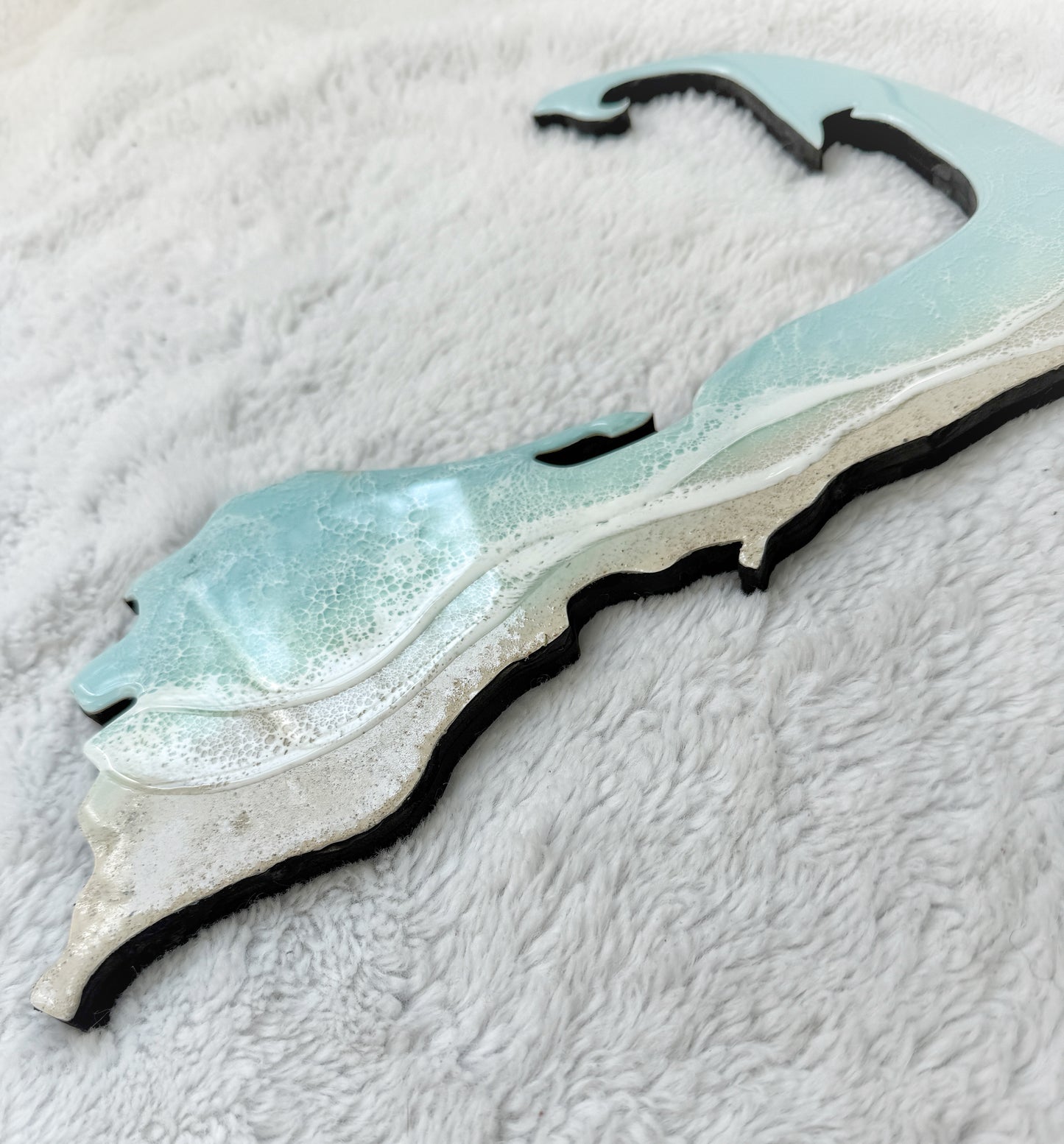 Cape Cod Wall Art | Ocean Wave Resin Decor 4/9/26