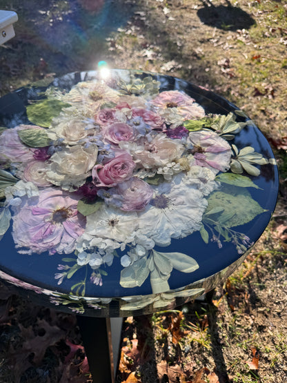 18" Table Floral Preservation Keepsake