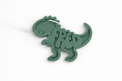 Custom Name Keychain | Personalized Acrylic Tag - Dinosaur