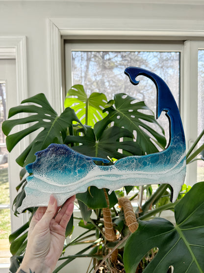 Cape Cod Wall Art | Ocean Wave Resin Decor 4/9/26