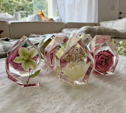 5” Gem Floral Preservation Keepsake - add on item