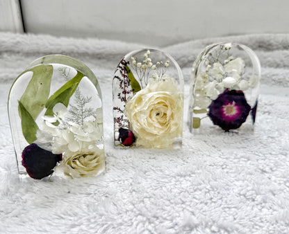 Mini Arch Floral Preservation Keepsake - Add On Item