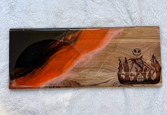 Halloween Cutting/Charcuterie Board - Acacia