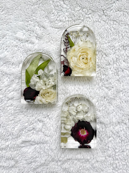 Mini Arch Floral Preservation Keepsake - Add On Item