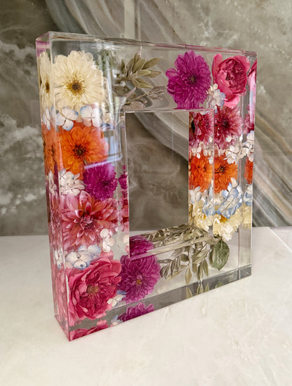 5” x 7” Frame Floral Preservation Keepsake