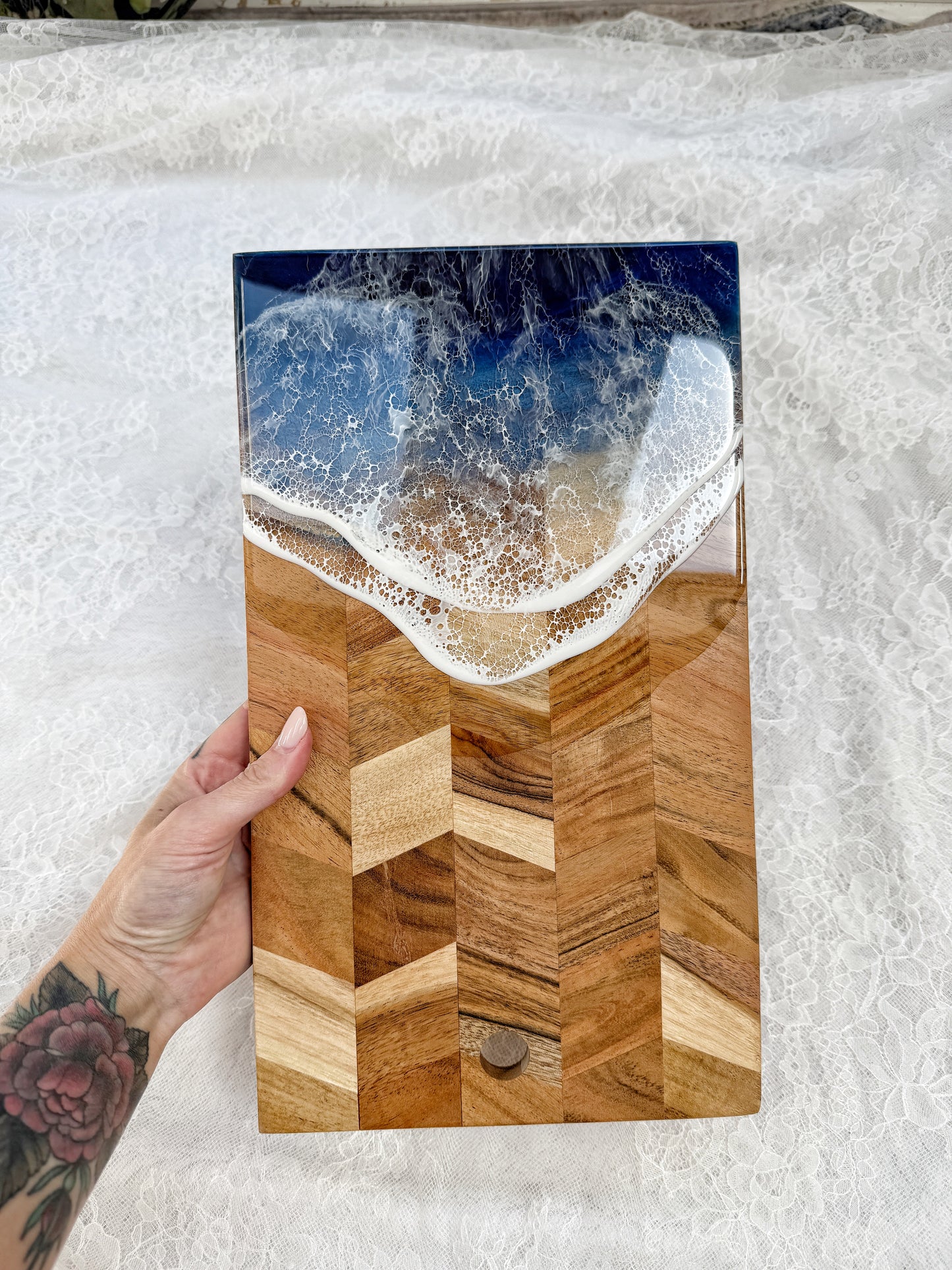 Ocean Wave Cutting Board - 9.8.25