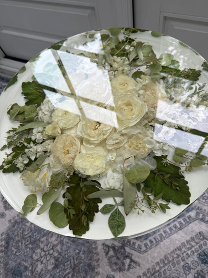 18" Table Floral Preservation Keepsake