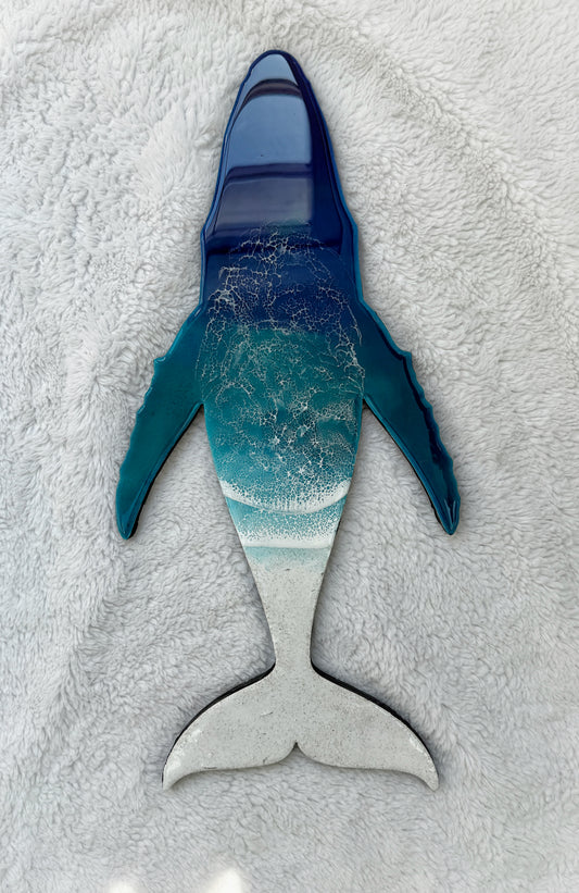 Humpback Whale Wall Art | Ocean Wave Resin Decor 4/9/26
