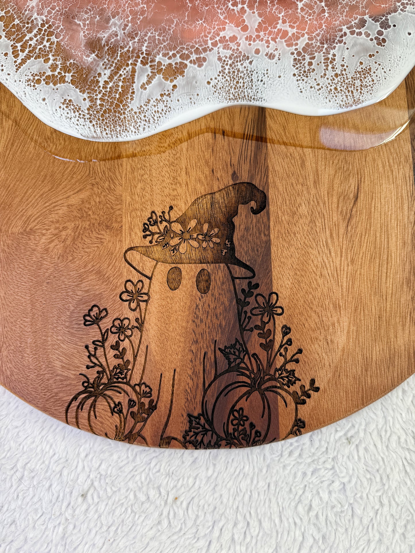 Halloween Cutting/Charcuterie Board - Acacia