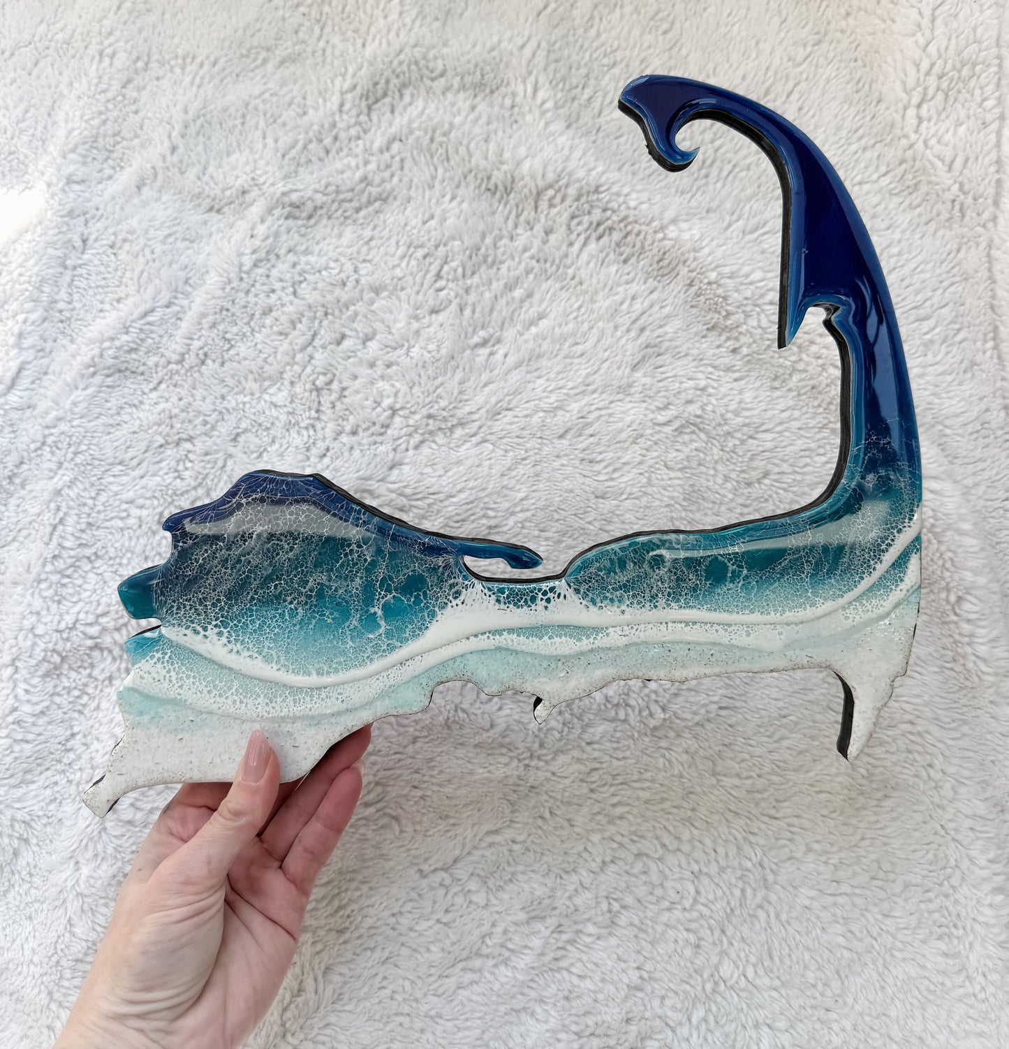 Cape Cod Wall Art | Ocean Wave Resin Decor 4/9/26