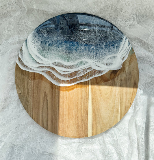 Ocean Wave Lazy Susan - 18”
