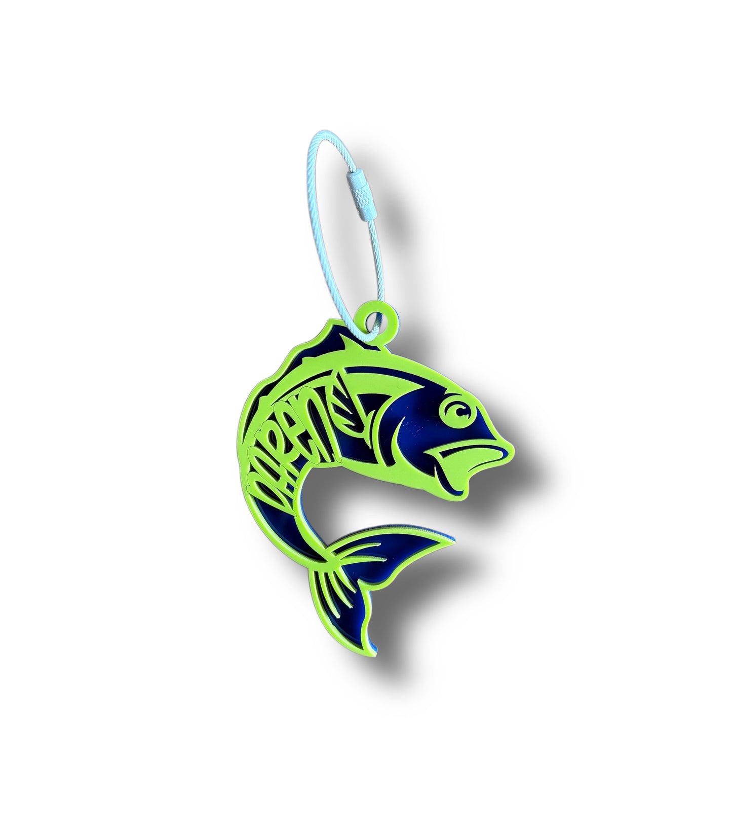 Custom Name Keychain | Personalized Acrylic Tag - Fish
