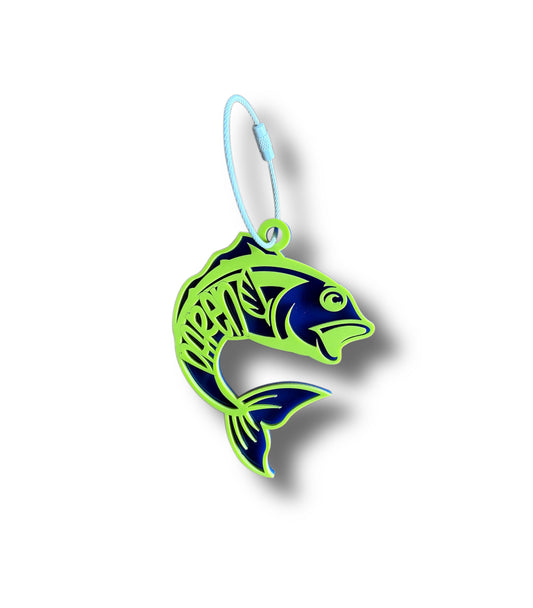 Custom Name Keychain | Personalized Acrylic Tag - Fish