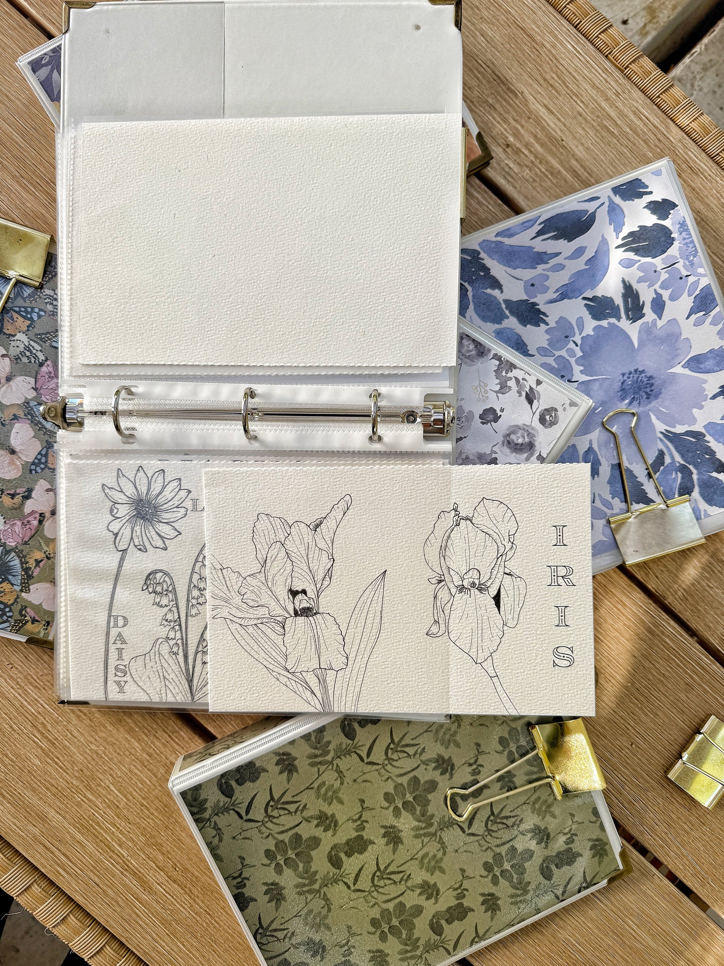 📚 Refillable 3-Ring Art Binder