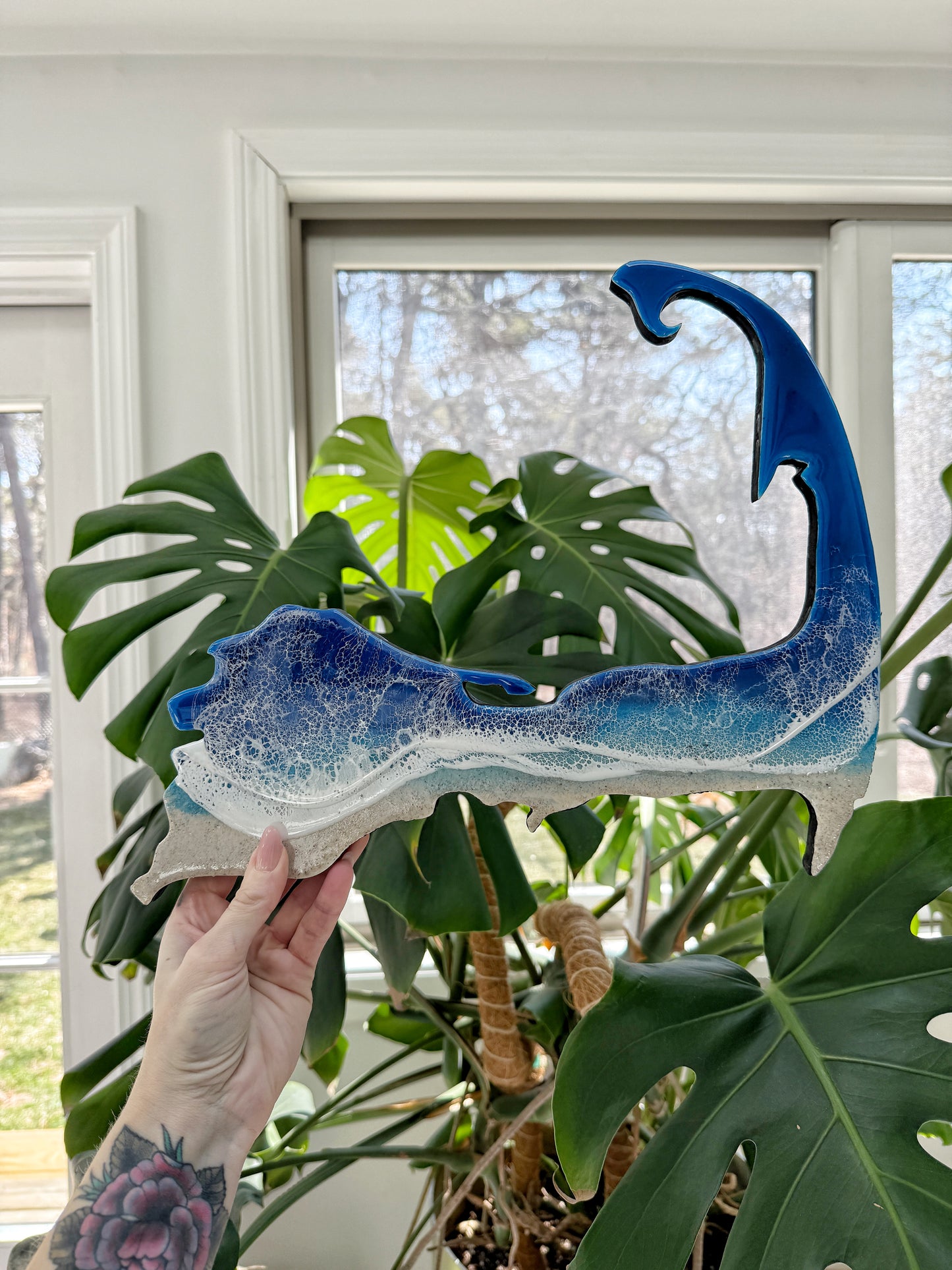 Cape Cod Wall Art | Ocean Wave Resin Decor 4/9/26