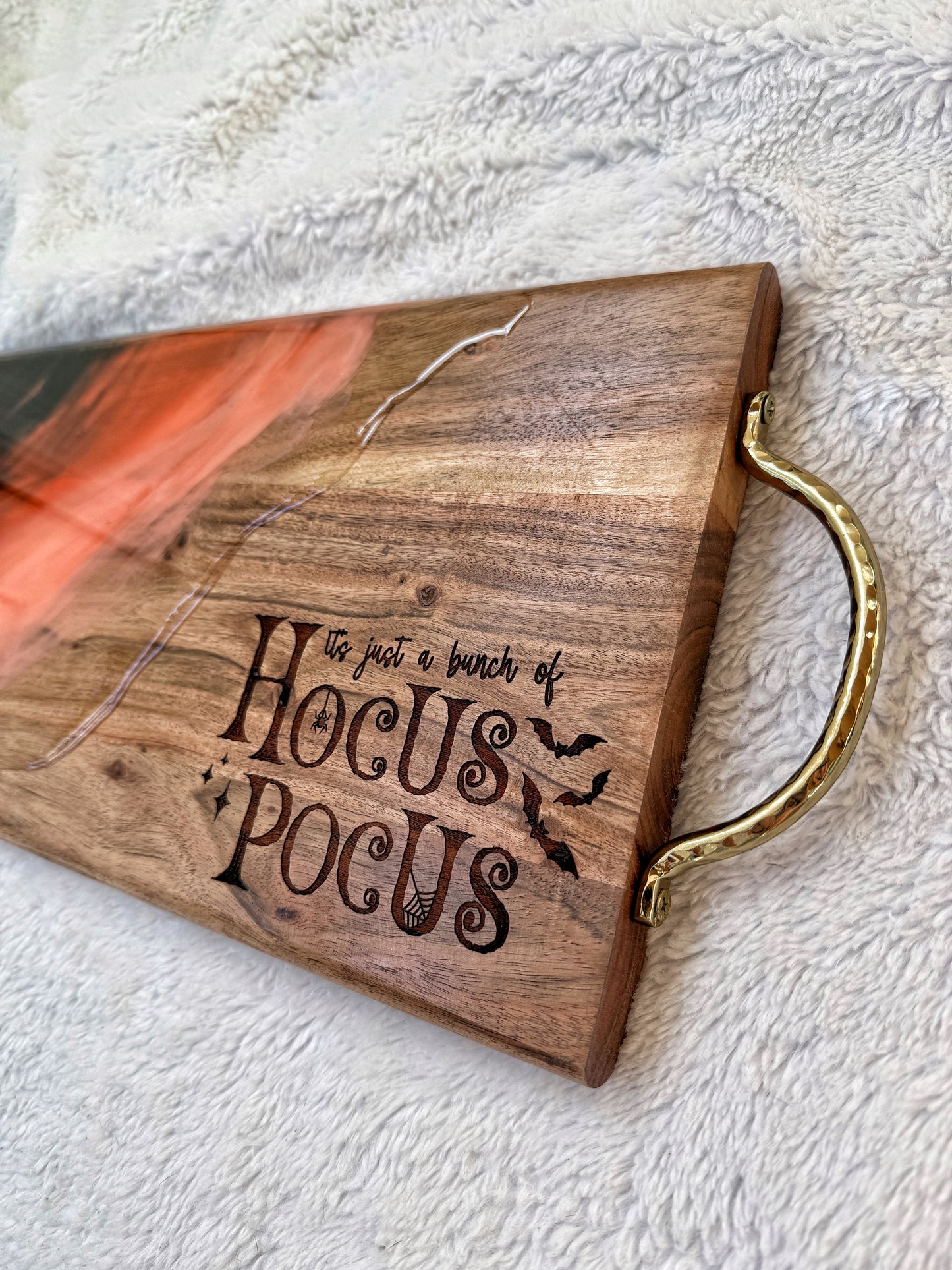 Halloween Cutting/Charcuterie Board - Acacia
