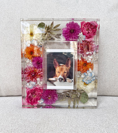 5” x 7” Frame Floral Preservation Keepsake