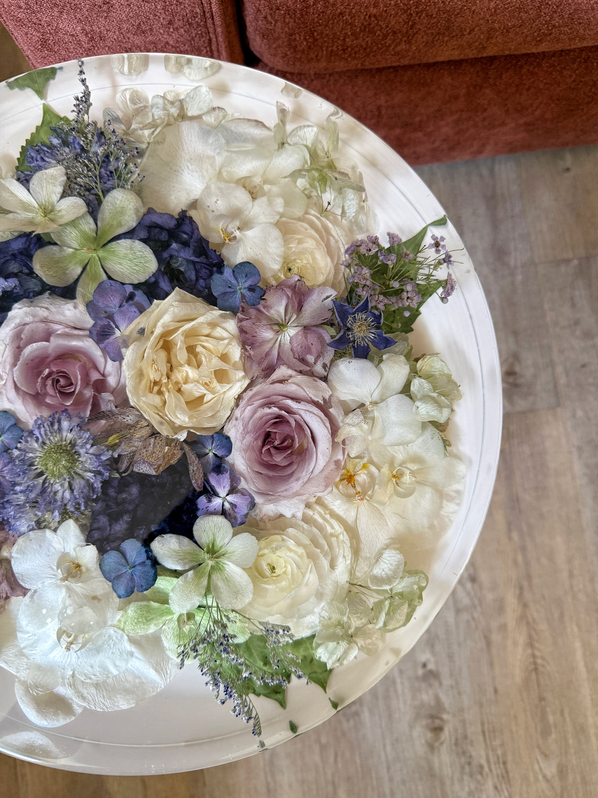 18" Table Floral Preservation Keepsake