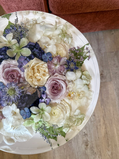 18" Table Floral Preservation Keepsake