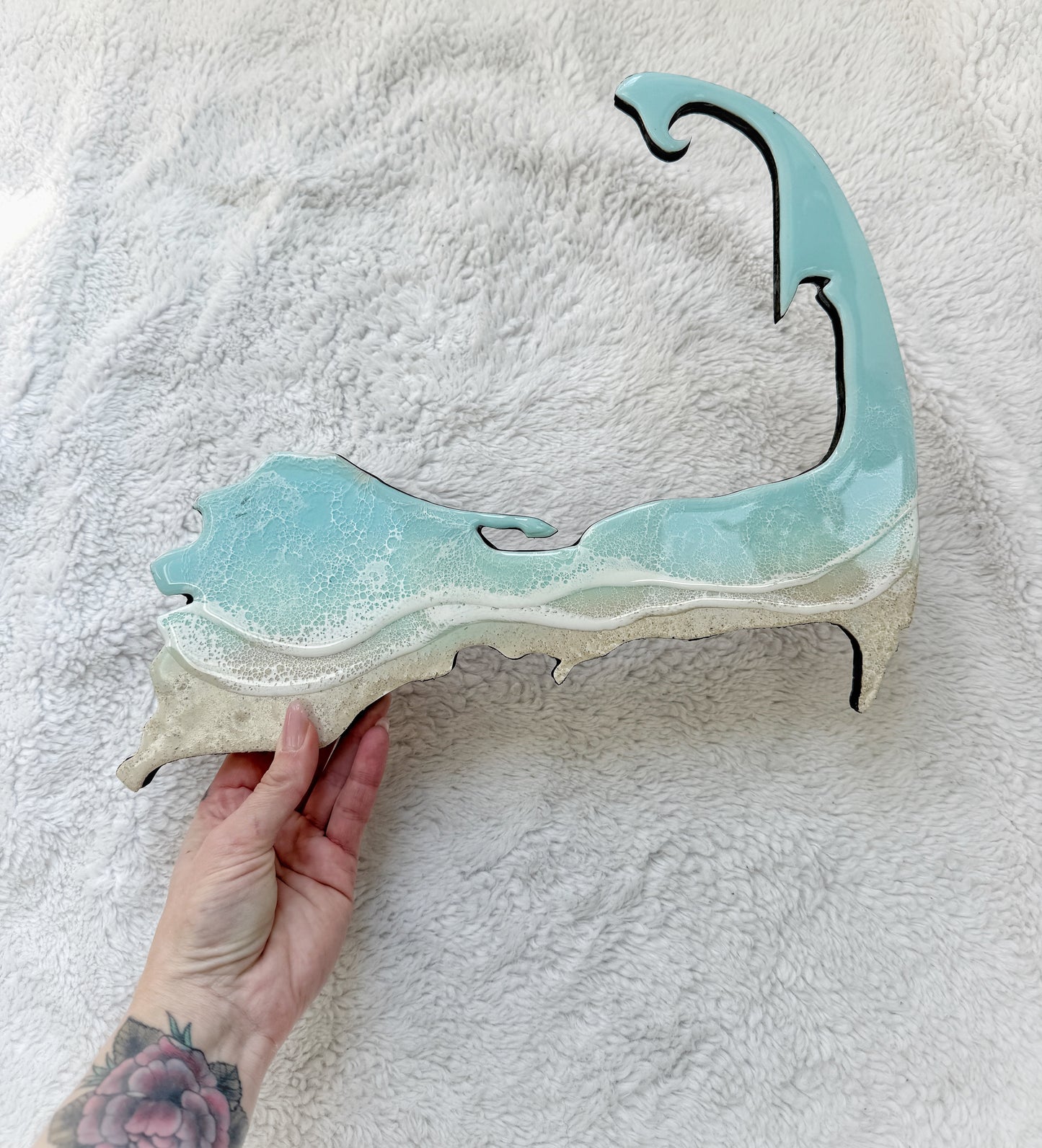 Cape Cod Wall Art | Ocean Wave Resin Decor 4/9/26