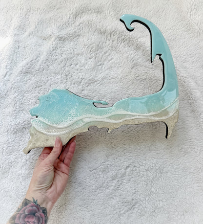 Cape Cod Wall Art | Ocean Wave Resin Decor 4/9/26
