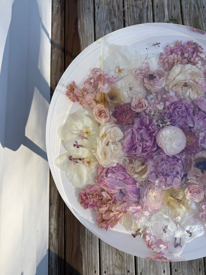 18" Table Floral Preservation Keepsake
