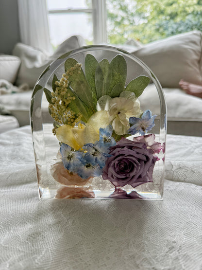 6" Arch Floral Preservation Keepsake - Add on item