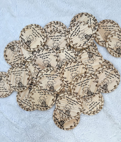 Custom Engraved Wooden Coasters