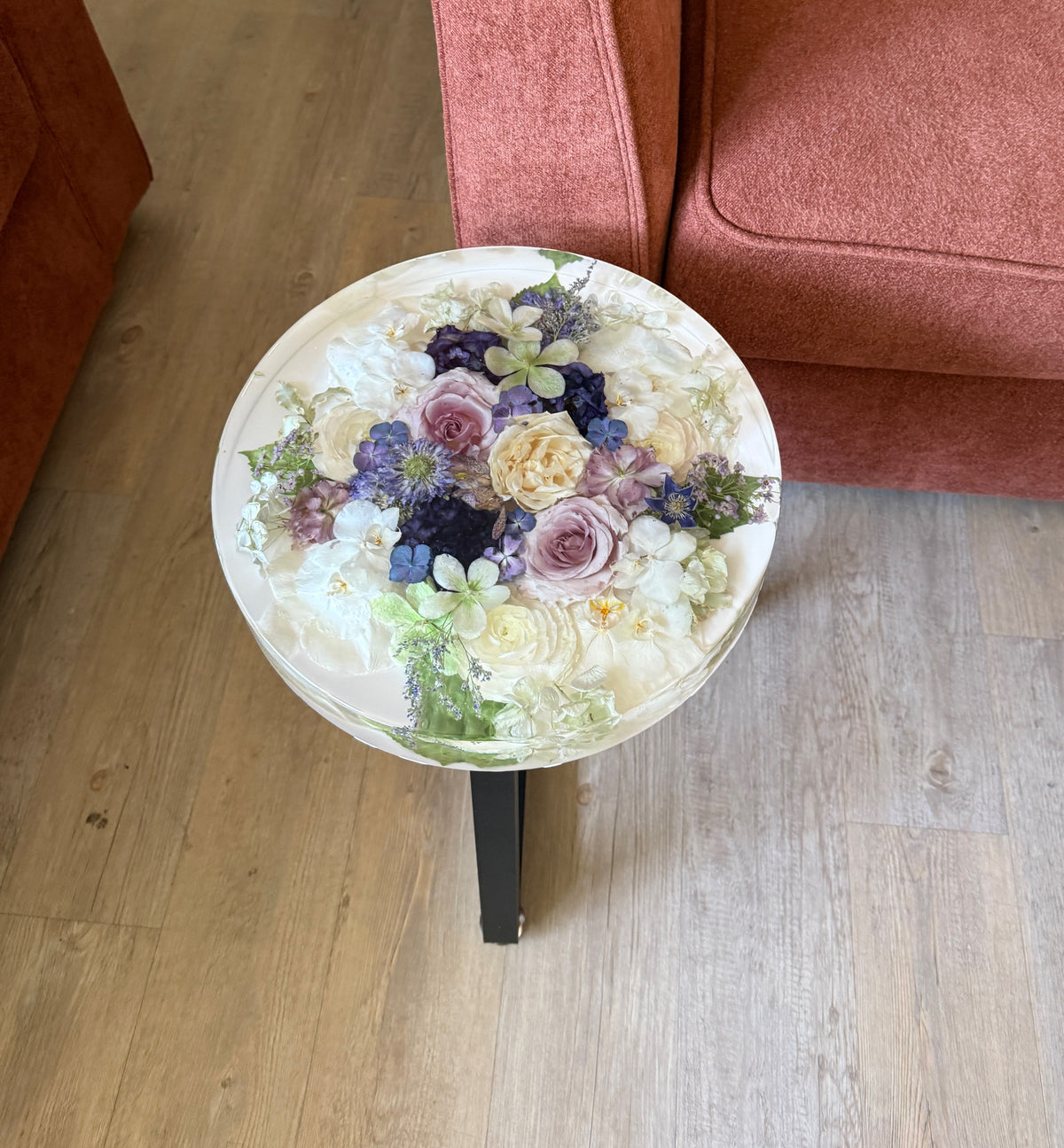 18" Table Floral Preservation Keepsake