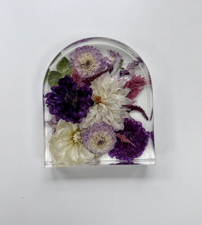 8" Arch Floral Preservation Keepsake