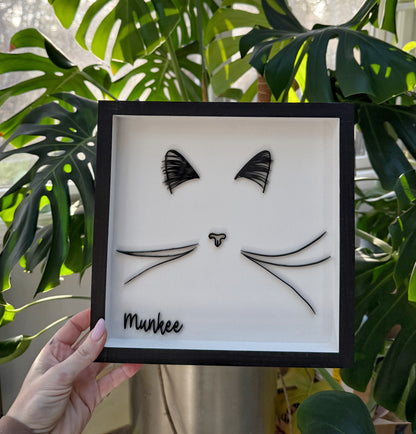 Custom Pet Silhouette Portrait – Classic & Upgraded Options