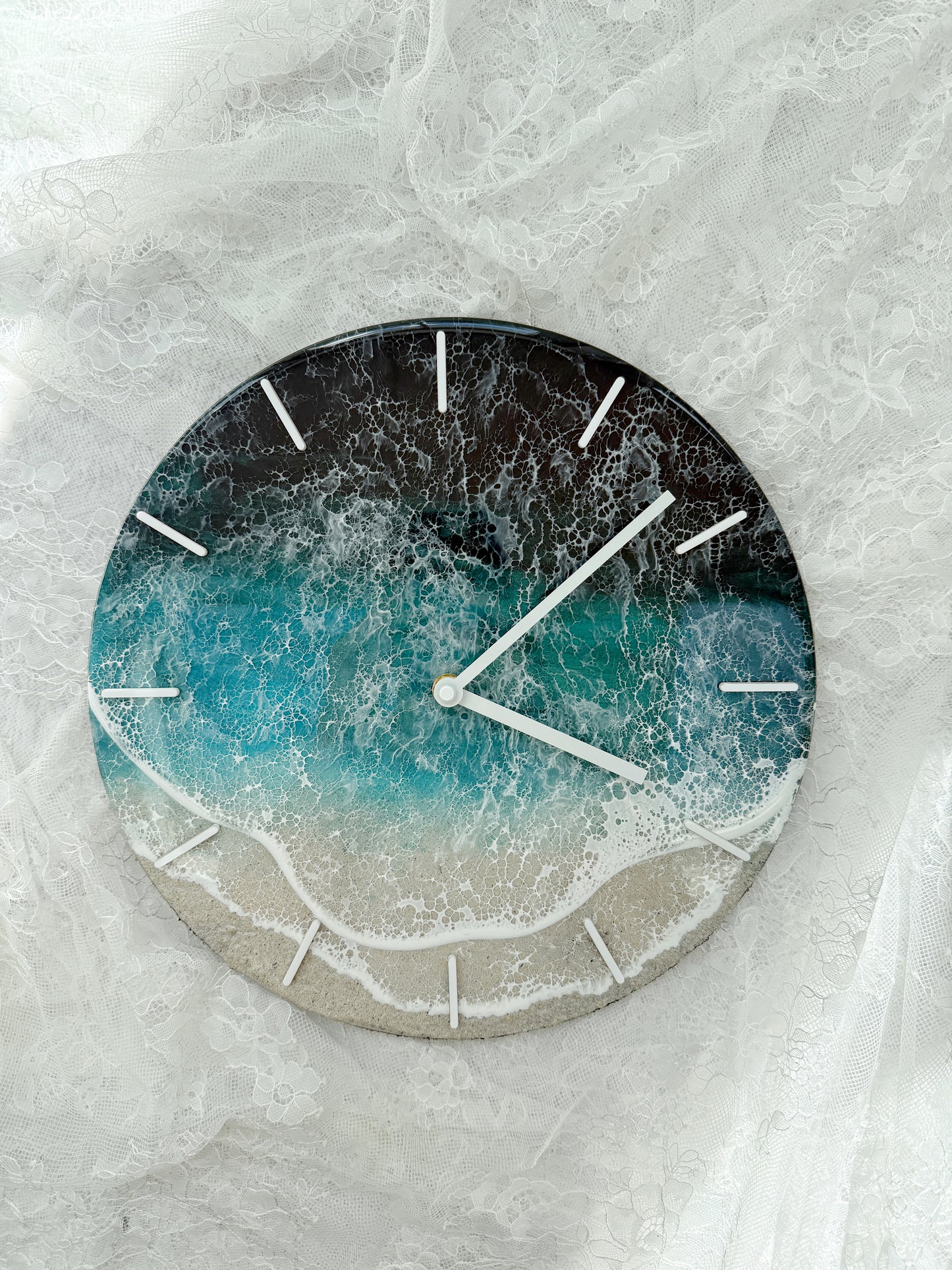 Ocean Wave Clock 9.8.25
