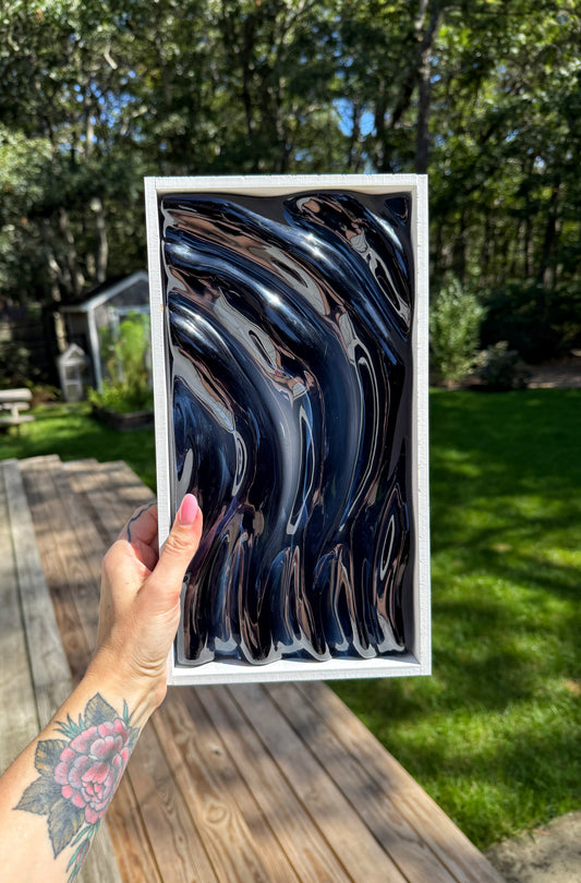 Cape Cod Ocean Ripple Resin Wall Art – Real Cape Cod Sand 9/17/26